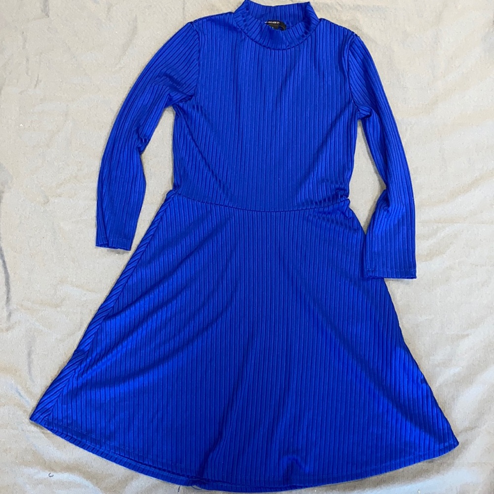 Blue flowy dress!